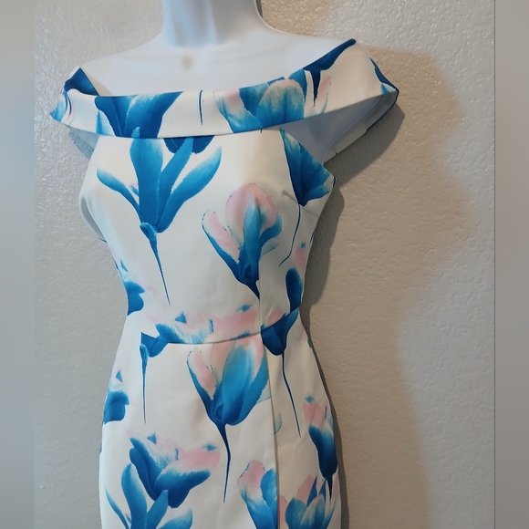 💚5/$25 Asos OSMOSE Floral Off The Shoulder Skort Romper Birds Of Paradise - Picture 3 of 7